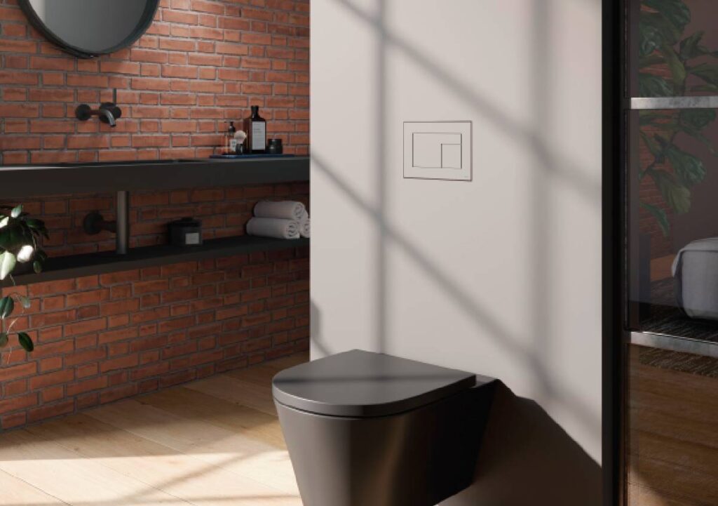 TECEvelvet, placca di comando WC soft-touch dal design raffinato