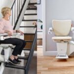 Montascale a poltroncina MV1100 per scale dritte di Mobility Care: autonomia, sicurezza e comfort in casa