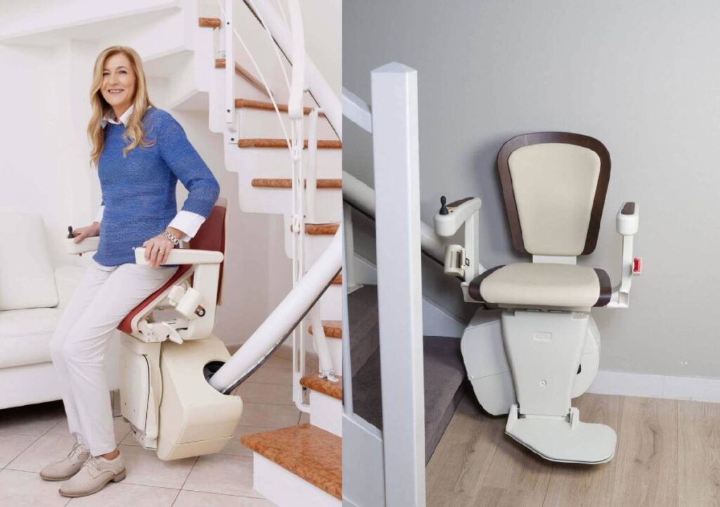 Montascale a poltroncina per scale curve e a chiocciola: la soluzione Monotubo di Mobility Care