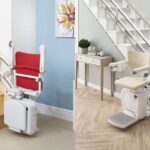 Montascale a poltroncina due tubi per scale curve e a chiocciola di Mobility Care