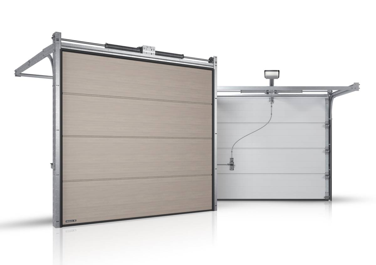 Portone sezionale moderno UniPro di WIŚNIOWSKI comfort, sicurezza e automazione per il garage