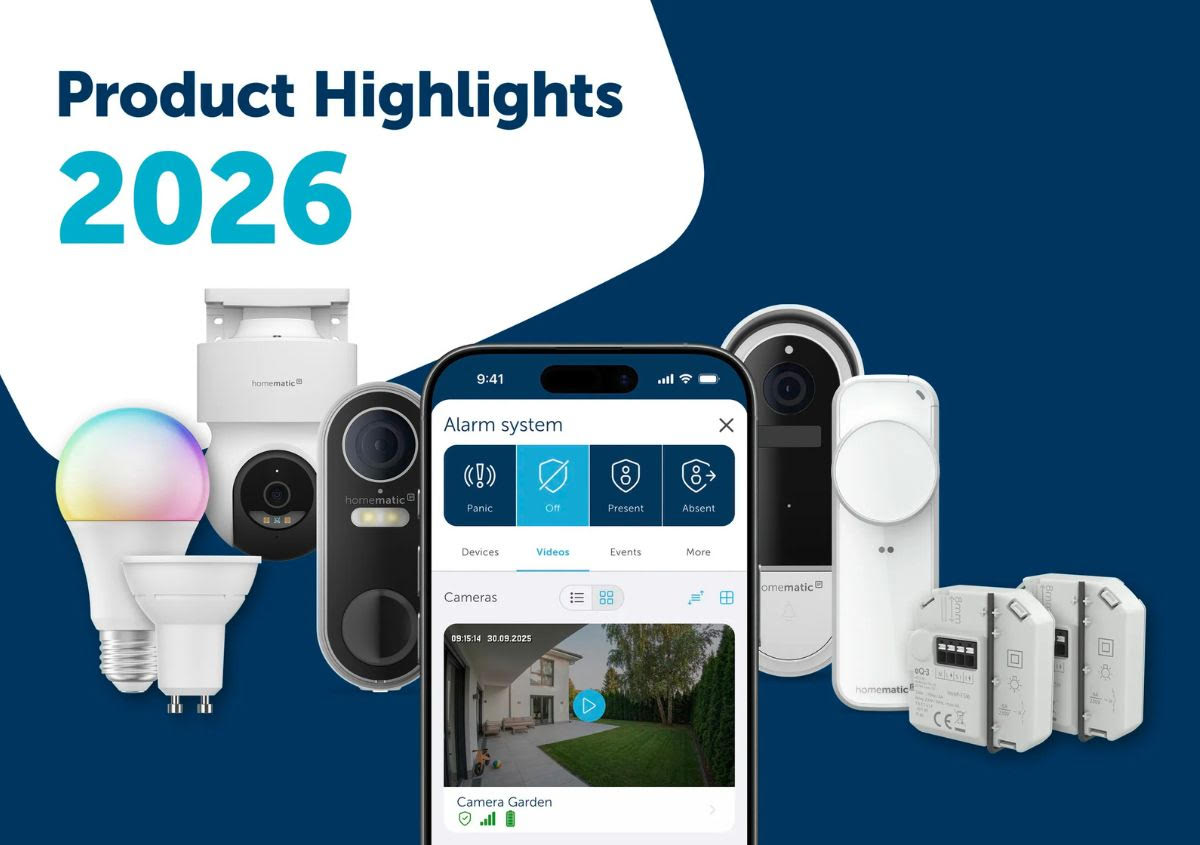 Soluzioni per il controllo: la smart home Homematic IP Soluzioni per il controllo: la smart home Homematic IP