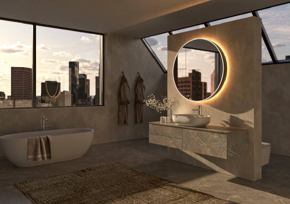 Lo specchio contenitore cambia volto con Foggy e Saturno Cabinet di Vanità & Casa Lo specchio contenitore cambia volto con Foggy e Saturno Cabinet di Vanità & Casa