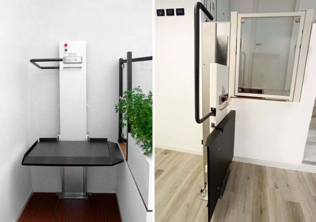 Microelevatore SL100 di Mobility Care: la piattaforma elevatrice per piccoli dislivelli