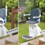 Montascale a poltroncina MV1000 Rettilineo di Mobility Care per l’esterno