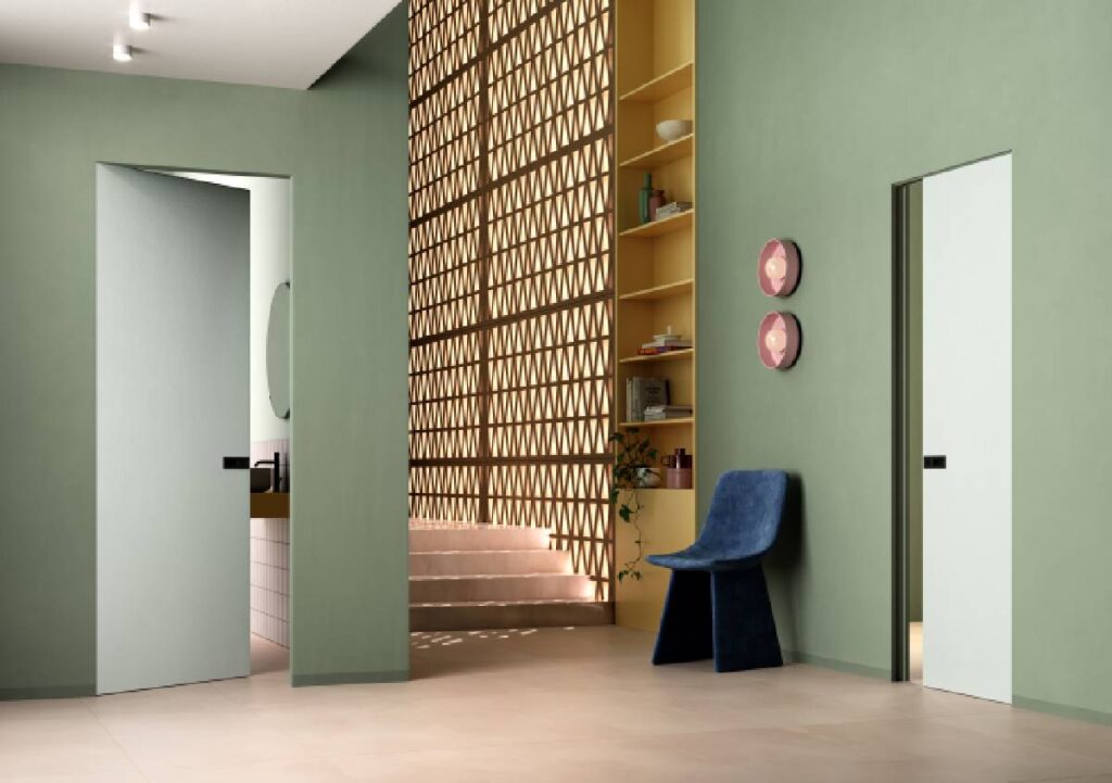 Porte filo muro: il design minimalista di Ermetika per spazi moderni