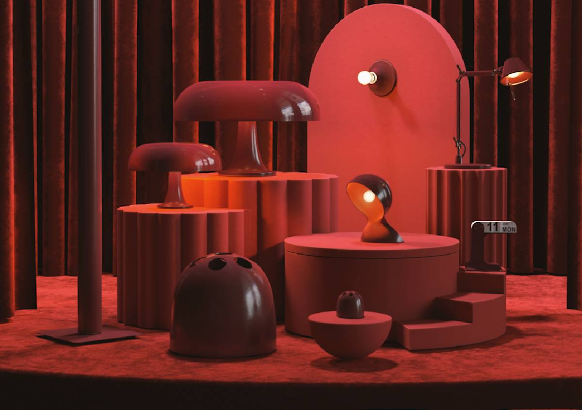 Ruby Red Collection Artemide e Danese Milano accendono il design di rosso Ruby Red Collection Artemide e Danese Milano accendono il design di rosso