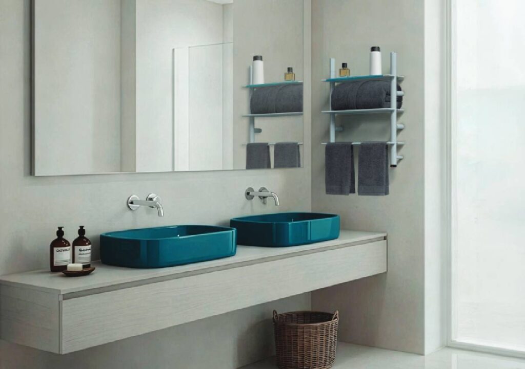 Scaldasalviette elettrico Koala by Deltacalor: calore, aromaterapia e design salvaspazio per il bagno