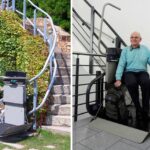 Artira di Mobility Care: servoscala a piattaforma per scale curve. Soluzione compatta e su misura
