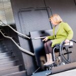Servoscala a piattaforma per scale curve: GTLE di Mobility Care, sicuro e salvaspazio