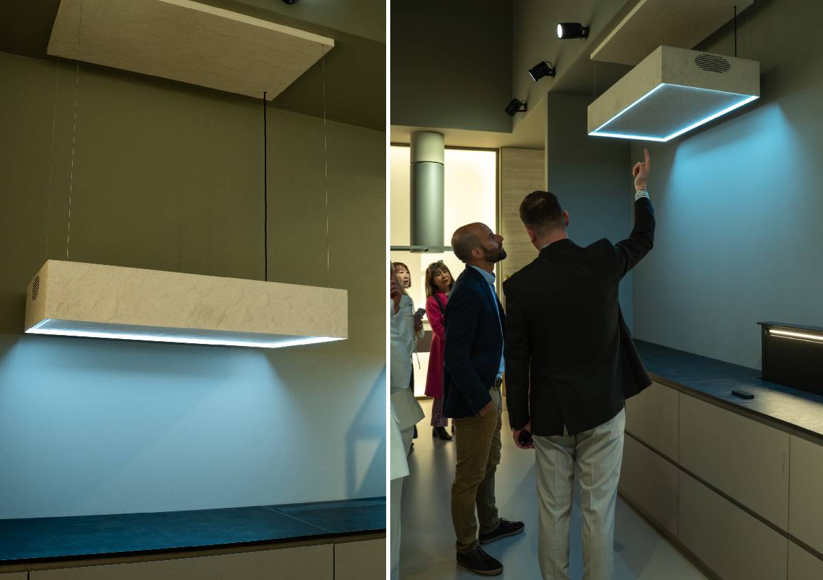 Sky Domus la cappa a doppia funzione tra soffitto e isola Sky Domus la cappa a doppia funzione tra soffitto e isola