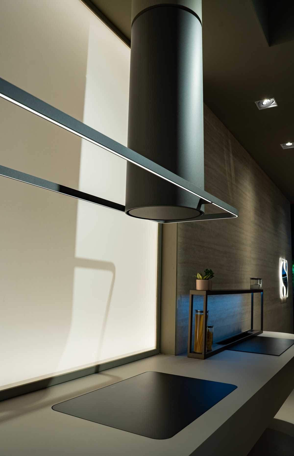 Stone: il downdraft che scompare nel piano cucina Stone: il downdraft che scompare nel piano cucina