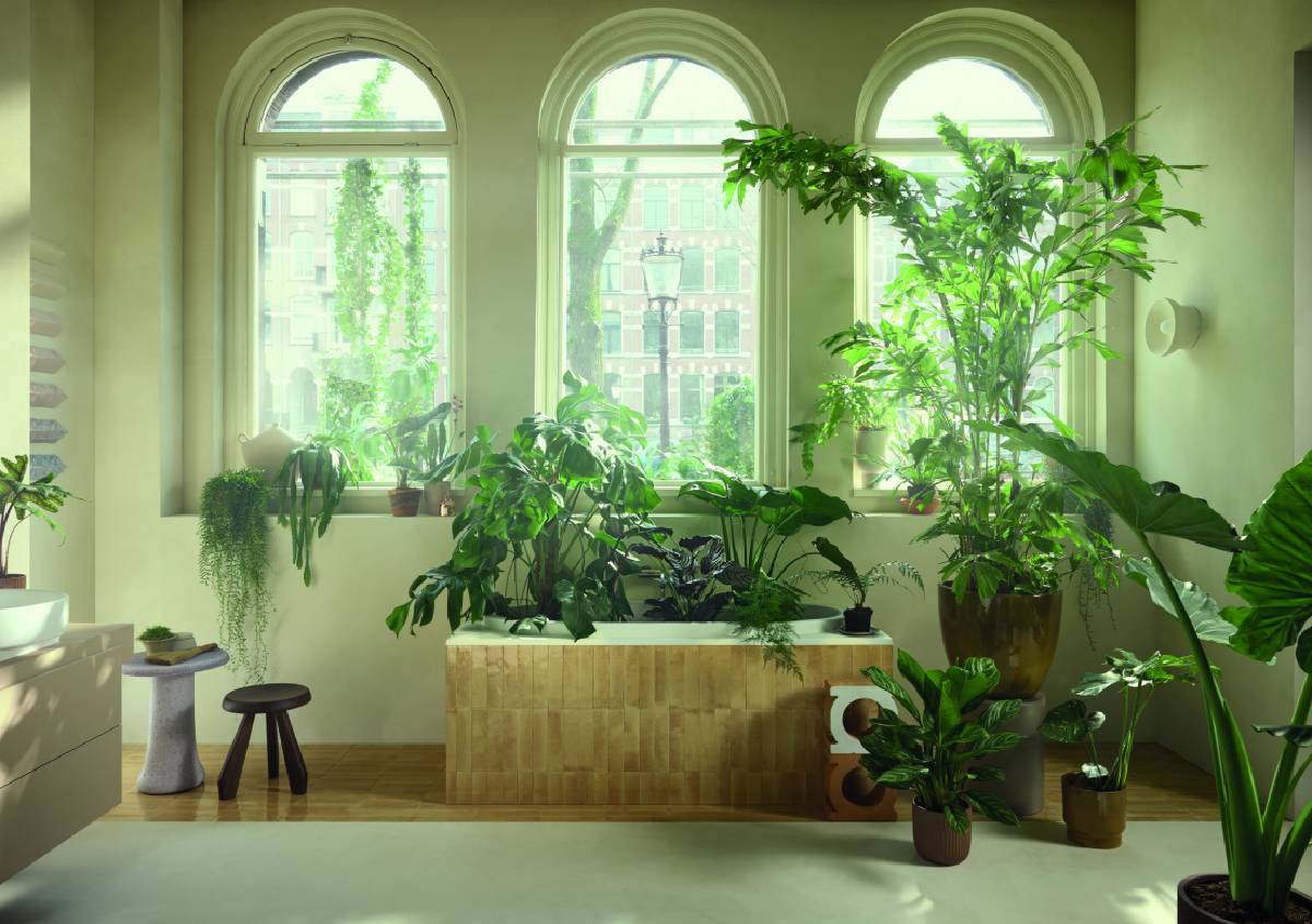 Benefici e funzionalità del verde nel bagno Benefici e funzionalità del verde nel bagno