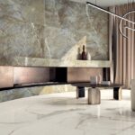 Superfici ceramiche curve: Cotto d’Este interpreta il design fluido con KERLITE