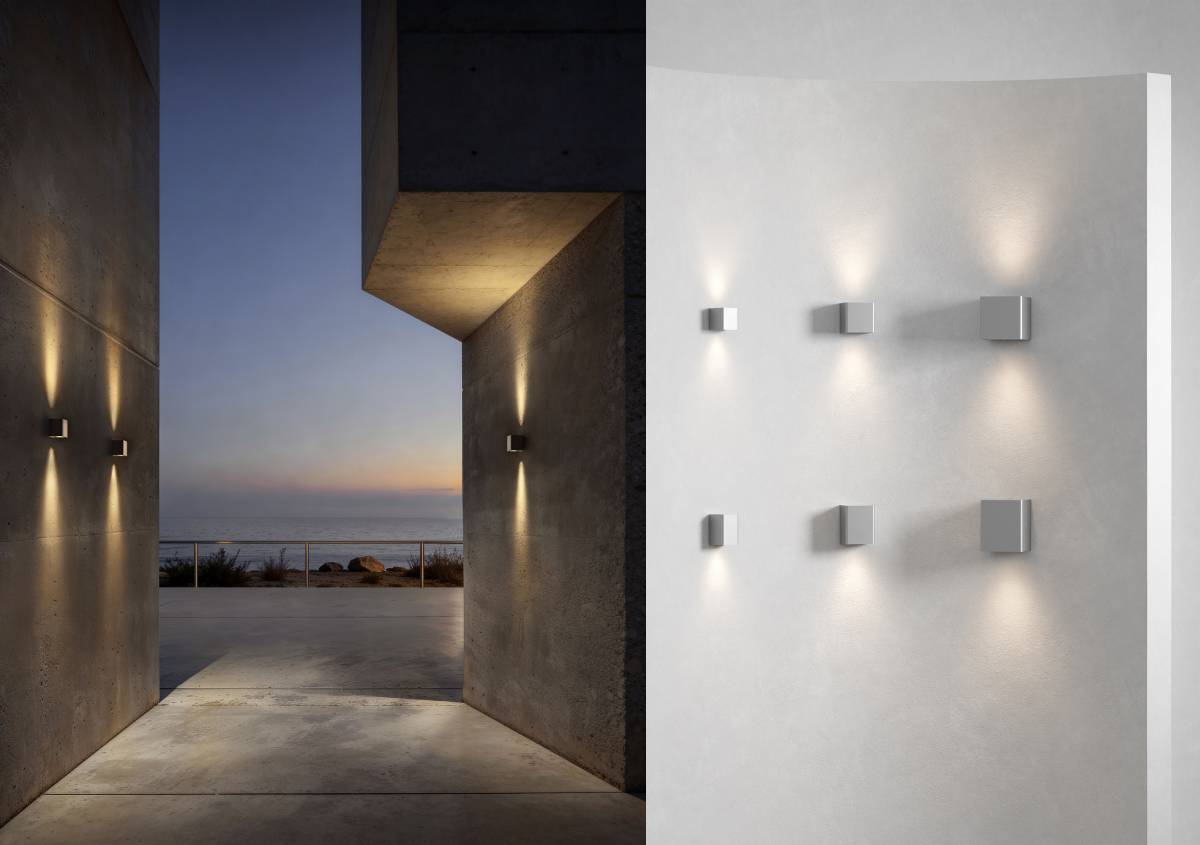 Applique da esterni Maris di Luce&Light luce resistente per ambienti esposti e architetture outdoor