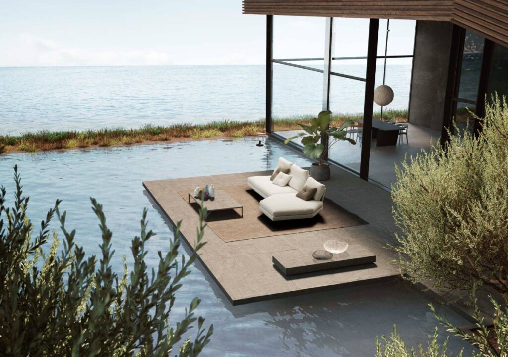 Arredi outdoor per bordo piscina: il comfort sartoriale delle collezioni Valentini