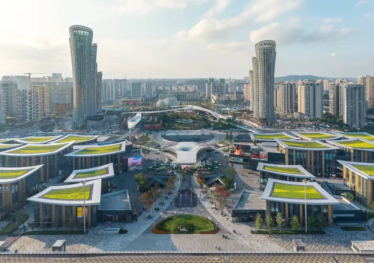 Cina, da stazione dell’alta velocità a quartiere ispirato al bambù Cina, da stazione dell’alta velocità a quartiere ispirato al bambù