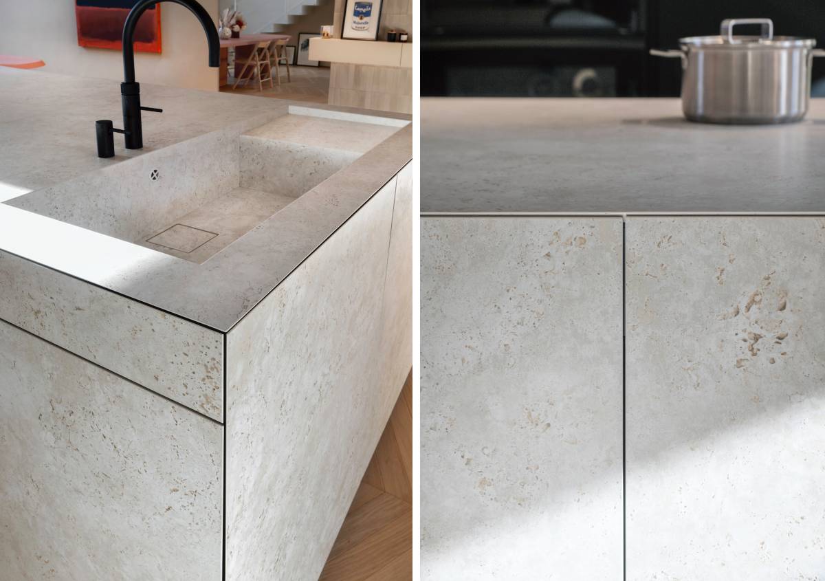 Isola cucina in Dekton: il concept del progetto a Modena Isola cucina in Dekton: il concept del progetto a Modena