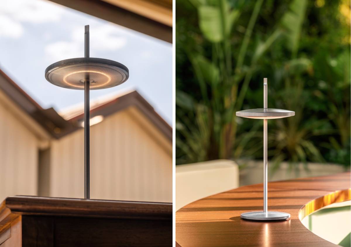 Lampada outdoor in ottone con finitura SurfShield SilverMoon Lampada outdoor in ottone con finitura SurfShield SilverMoon