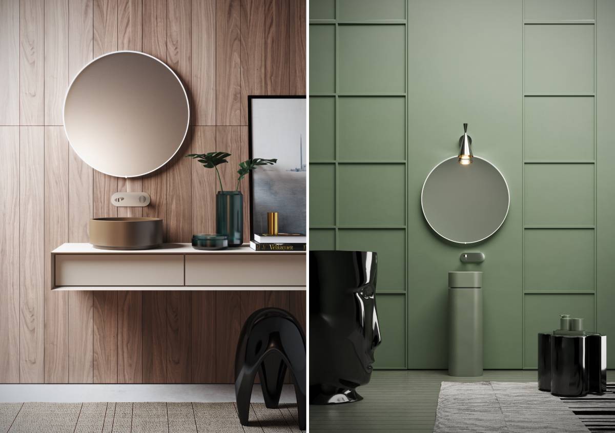 Il design zen per il mini-bagno Il design zen per il mini-bagno