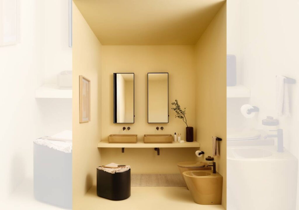 Il colore nell’arredo bagno cambia il modo di progettare lo spazio