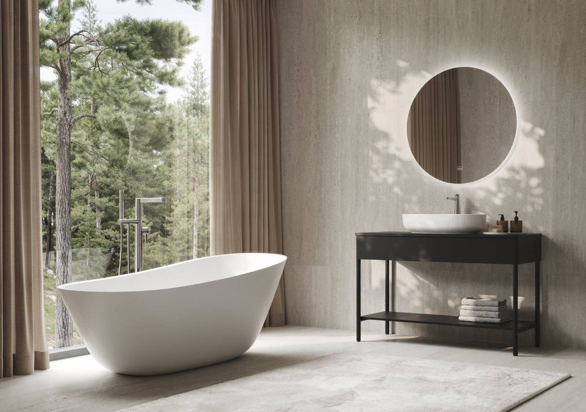 Architettura del benessere forme, superfici e tecnologie per il bagno contemporaneo Architettura del benessere forme, superfici e tecnologie per il bagno contemporaneo