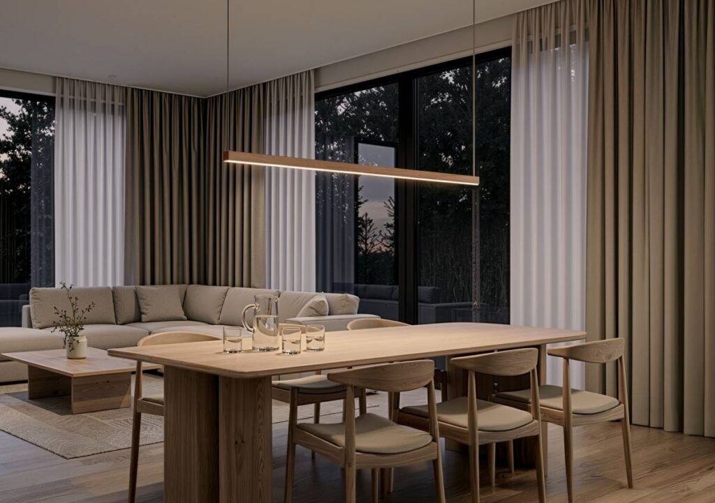 Lanacotta di OLEV: la lampada a sospensione in legno che unisce luce e design naturale