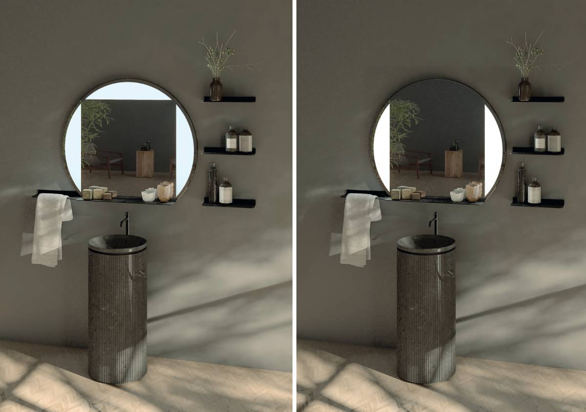 Specchio intelligente e luce: la tecnologia Ghost Mirror cambia la superficie Specchio intelligente e luce: la tecnologia Ghost Mirror cambia la superficie